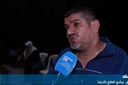 العلاج بالفن والمسرح لذوي الإعاقة ممن بترت أطرافهم في قطاع غزة