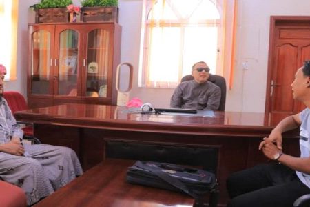 دائرة شباب انتقالي حضرموت في زيارة وإشادة بجمعية المكفوفين